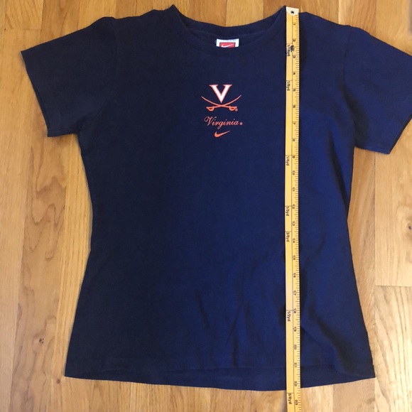 Nike UVA Orange and Blue Shirt Women’s Size Small - Picture 6 of 13